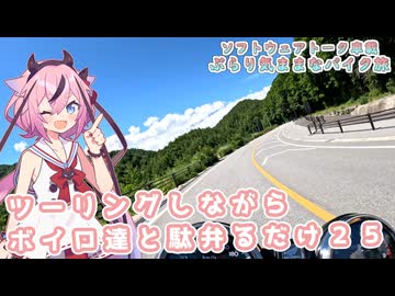 【ソフトウェアトーク車載 ぶらり気ままなバイク旅】ツーリングしながらボイロ達と駄弁るだけ２５