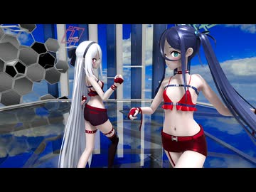 【MMDブルアカ】メスガキアリスとちょい悪ケイでKiLLER LADY【先生ざこぉ】