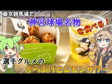 東京競馬場で神宮球場の名物を食べる！ じんレモ酒場のからあげとレモンサワー
