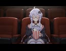 ゆかりさん　ポップコーンを食べるだけ