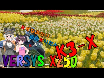 きずなあかりと東北きりたんとVERSYS-X250/国営木曽三川公園編