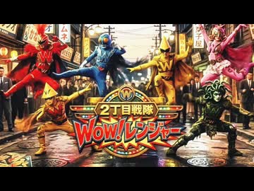 ２丁目戦隊WOW!レンジャー - AI Tatsugoo