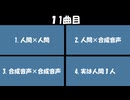 【4択】超難問⁉デュエット曲で人間＆合成音声組み合わせ判別クイズ！【コメント判別版】