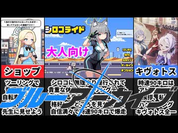 【シロコライド】時速90キロはアビドスでは挨拶、私のハンドリングはキヴォトス全１[大人向け同人ゲーム紹介]