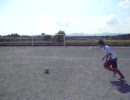 FC浜口 NO.7 KENTAのフリーキック練習