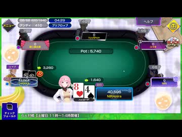 クラブマッチで1位をとれました！【ポーカーチェイス】