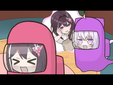 【手描き】あずきちに呪詛を吐き続けるおかゆん【ホロライブ/AZKi/猫又おかゆ】