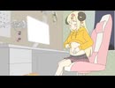 お腹をペチペチして腹太鼓を披露してくれる角巻わため【ホロライブ切り抜き漫画】