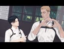 【進撃のMMD】エルヴィンとリヴァイでおかえり【a1dou3式12周年】