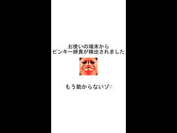 お使いの端末からピンキー姉貴が検出されました