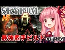 【Skyrim AE】茜ちゃんのハイリスクビルド紹介『ワンパントカゲ』【ボイスロイド実況】