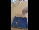 ゴムバンド付きノートの、ゴム打ち換え 　#ニコニコショート