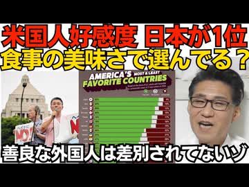 米国人が好きな国1位が日本に いつの間にこんなに好かれてたんだろ英語もできないのに／国会前で在留資格更新手数料値上げ抗議集会開催 月額8300円の滞在税にとうとう気がついた模様 260622
