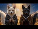 キツネと山犬【Fox＆Jackal】一話完結のショート物語 ～ファーストコンタクト／山犬が未知との遭遇を果たしました！～キツネと山犬の僧侶コンビ、修行活劇中！本日も徳を積みます！！　