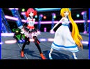 MMD、テト、ネル、計2人、で、八王子P「クルーエルエージェント・feat・重音テトSV」