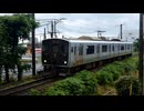 JR九州・日豊本線 817系の通過（普通ワンマン・国分行き）