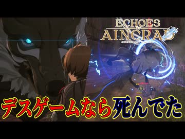 思ったより敵が強いので、ビーターにはなれそうにないです【Echoes of Aincrad】