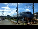 JR九州・日豊本線 787系の通過（特急きりしまワンマン・鹿児島中央行き）