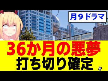 フジテレビを36か月追跡した結果をお届けします。月９ドラマ、打ち切りかもしれませんね。