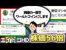 エイトコHD仮想通貨ワールドコインを財務に組み込み株価56倍！！【ずんだもん解説】