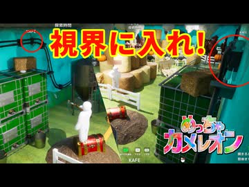 目立つ場所で隠れろ！見落としキングを狙った結果は？【めっちゃカメレオン】