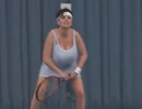 MilenaVelba -playing tennis