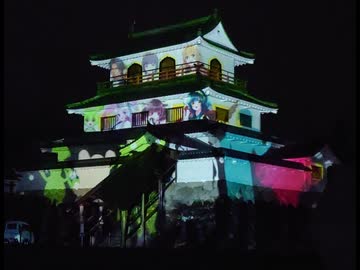 白石城・東北ずん子創作プロジェクションマッピング（2026/6/20）