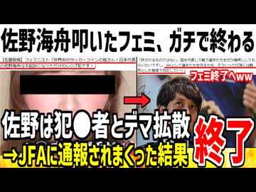【悲報】佐野海舟のデマ流したフェミ、訴えられる可能性大で焦ってる模様www