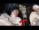 ネクラch（たぬき）さん、寝配信中にバッタが首すじに！