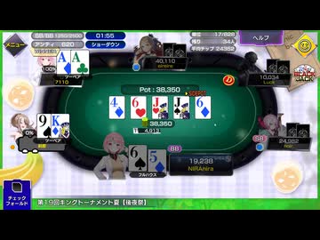 大会で初めて優勝しました！【ポーカーチェイス】
