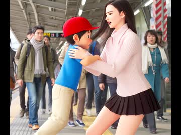 裕子をめぐるいろいろな出来事（11） 高校1年生の裕子16歳 駅のプラットフォーム（2）