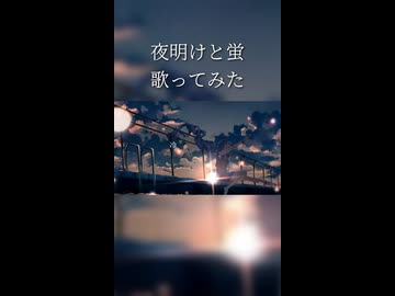 夜明けと蛍 歌ってみた