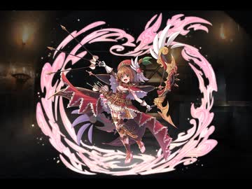 千年戦争アイギス 紅玉の精鋭射手ポミエ【通常スキル×覚醒スキル】