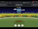 Google doodleクリケット　カンスト
