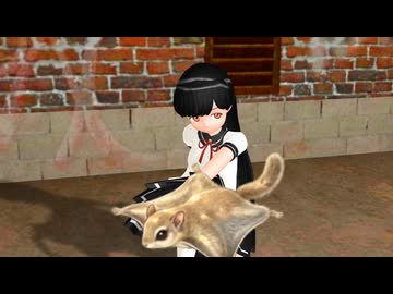【MMD】ものべいろはさんとモモンガ先生で「ザムザ」