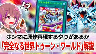 遊戯王解説】完全なる世界 トゥーン・ワールド - ニコニコ動画