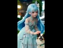 初音ミク | 可愛い犬とフルーツの楽しいひととき | ハッピーなショート動画 ✨