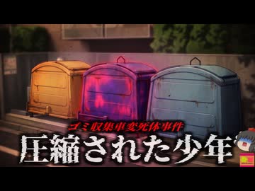 【1998】『ゴミ処理場で見つかったのは…』変わり果てた姿になり発見された少年。「ダストボックス」とゴミ収集車で何故このような悲劇が？『多摩市ダストボックス事故』きめぇ丸解説　リメイク