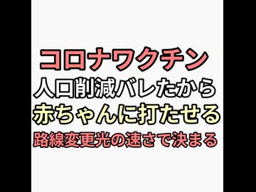コロナワクチンでバレたので赤ちゃんに打たせて人口削減　予防接種法閣議決定から光の速さで審議会も通過