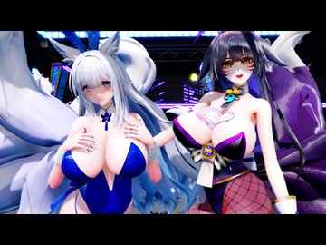 【MMDアズールレーン】信濃と武蔵に「WAA!!!!」を踊ってもらいました