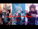 【崩スタMMD】ザムザ【曜青】【飛翔, 椒丘, モゼ】