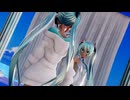 【Ray-mmd】つみ式ミクさん達が水庭ステージで海を泳ぐ月