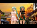 【MMD】 夕陽ケ丘に咲いた花は 『YYB式初音ミク』