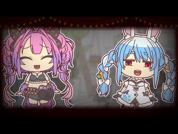 【手描き】はしごを外され、金策マイクラを荒らすヴィヴィ【ホロライブ/綺々羅々ヴィヴィ/兎田ぺこら/大空スバル/桃鈴ねね/角巻わため】【Paper Puppet Theather】