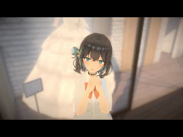 ひらひらでキラキラなドレスを見る宮舞