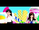 【MMD】ものべいろは　with　GF(改)天使ちゃん　アイドルホッシーワステージ　恋愛デコレート　sdPBR4.80　0627_1