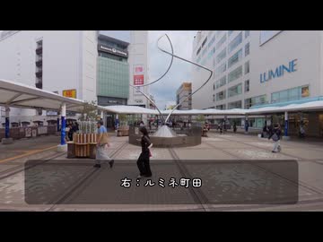 【字幕解説】町田市練り歩き 旧町田街道２ 音楽なし