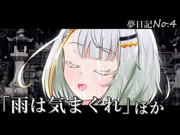 紡乃世が紡ぐ夢手帖『雨は気まぐれ』ほか【VOICEROID夢日記】