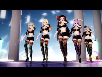 【東方MMD】東方の５人（RQ黒）で「A Light That Never Comes」