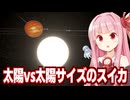 琴葉茜が太陽に超巨大スイカを衝突させたりする動画【Universe Sandbox #2】